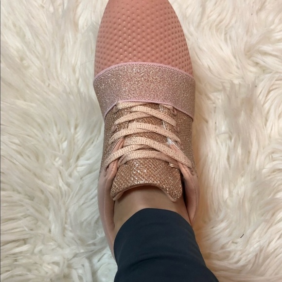 NWT Sparkly Pink Sneakers - Picture 7 of 8